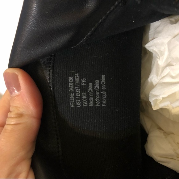 CALVIN KLEIN HELENE LEATHER BOOTS - Picture 4 of 7